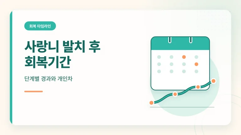 사랑니 발치 후 회복기간 썸네일